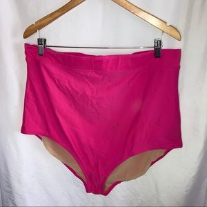 Lane Bryant High Waisted Swim Bottoms - Sz 24